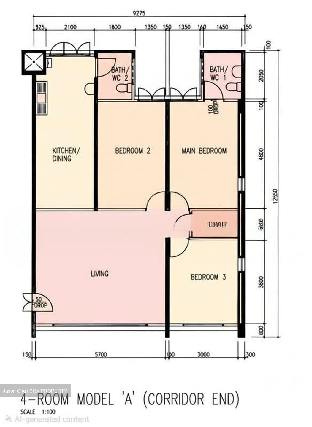 Blk 122 Bedok Reservoir Road (Bedok), HDB 4 Rooms #559742201